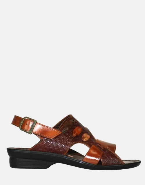 Rodrigo Brown Wheat Multi Sandal