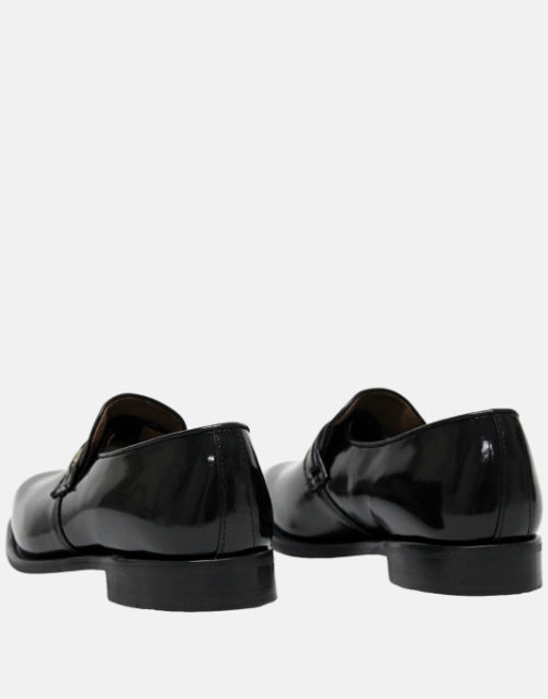 Bishop Leather Black Mocassin Shoe