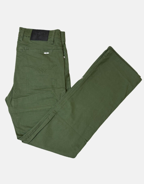 KG Olive 5 PKT Twill Denim