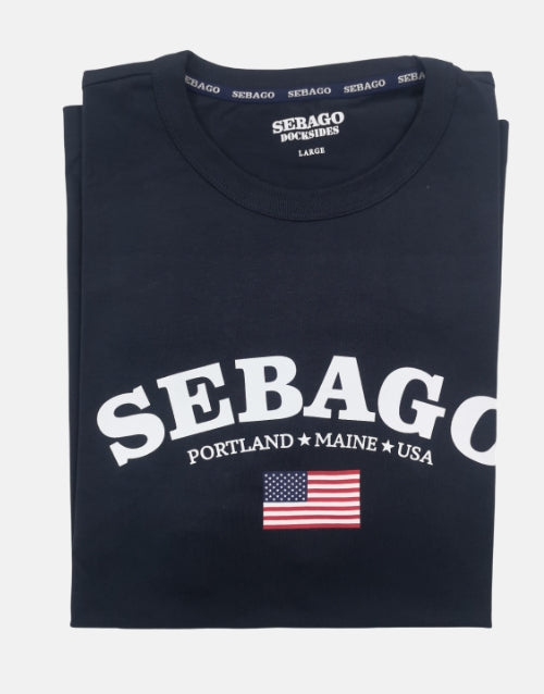 Sebago Rudder T-Shirt  Blue Marine