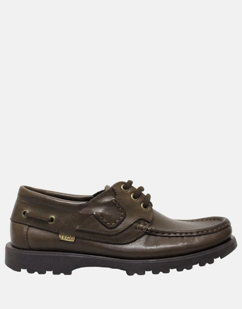 TEGO Dark Brown Leather Shoe