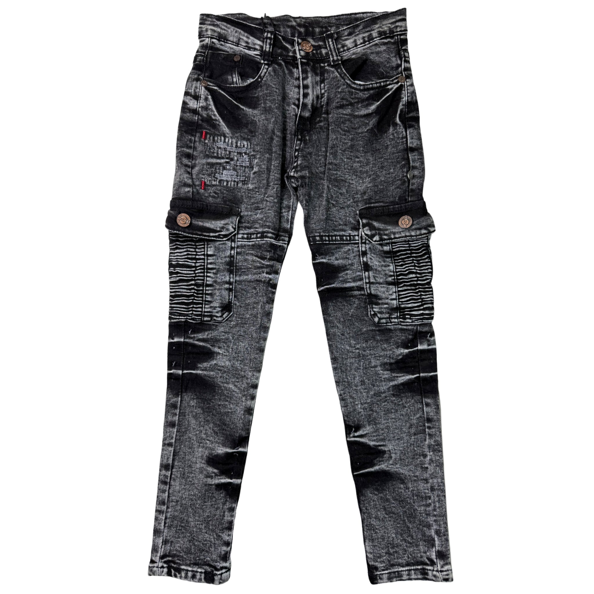 Jiu Classic Boys Cargo Grey Jeans