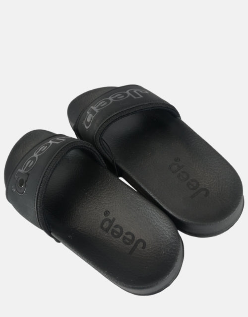 Jeep Pool Sandals Black