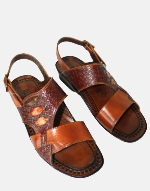 Rodrigo Brown Wheat Multi Sandal