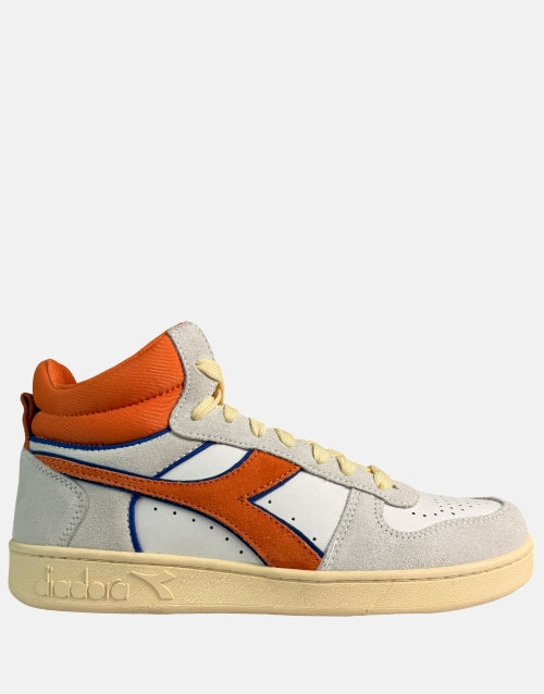 DIADORA Leather  Magic Basket Denim Mid HI Sneaker