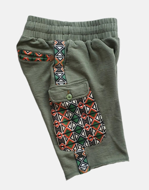 Magents Olive Shorts