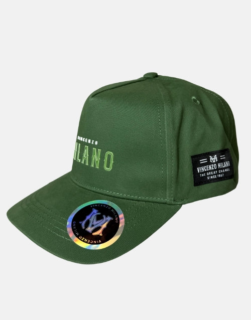 Vincenzo Milano Sage Green Cap