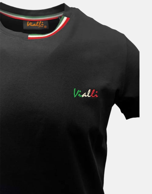 Vialli Italian Candy Black T-Shirt