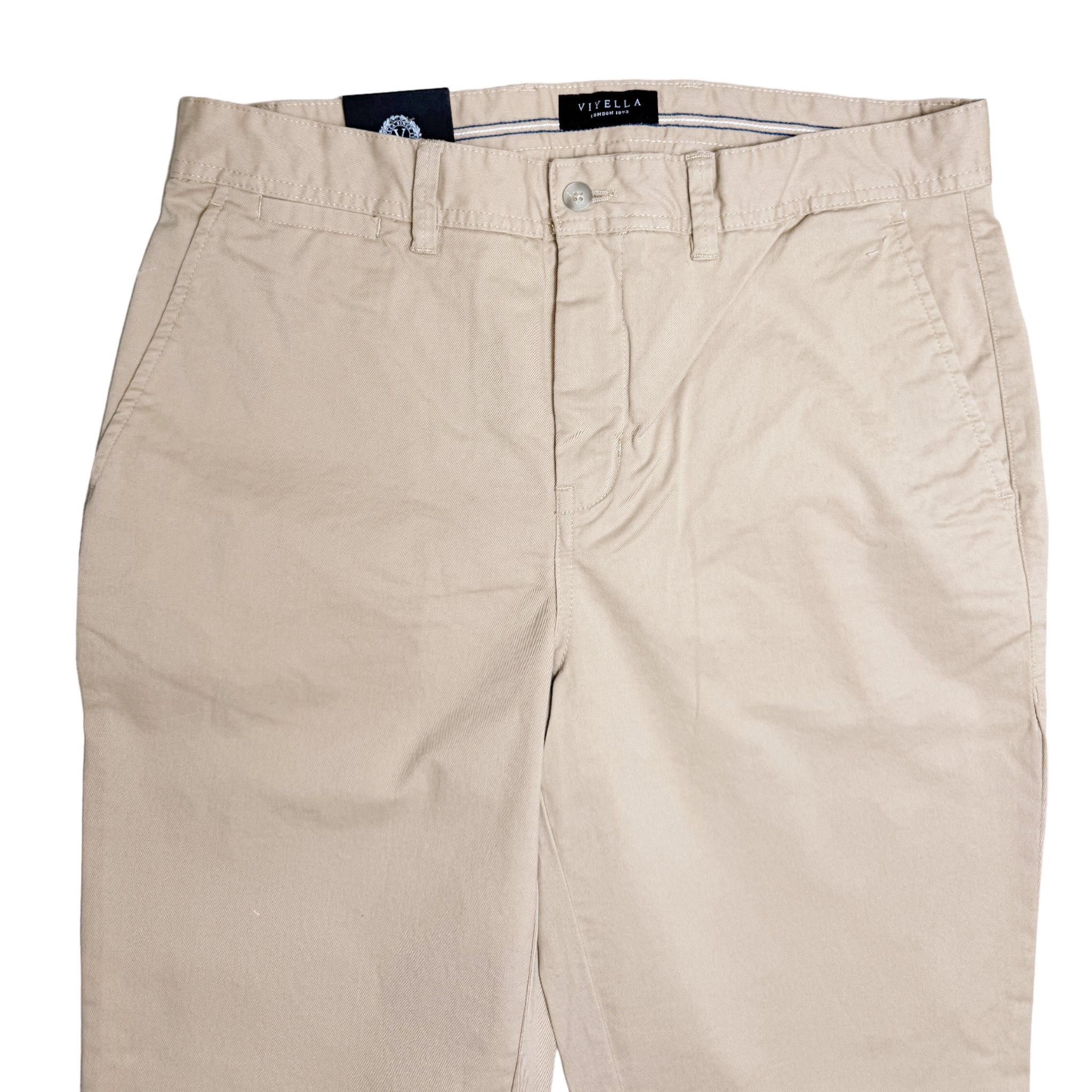 Viyella London Regular Fulham khaki Stone Chino