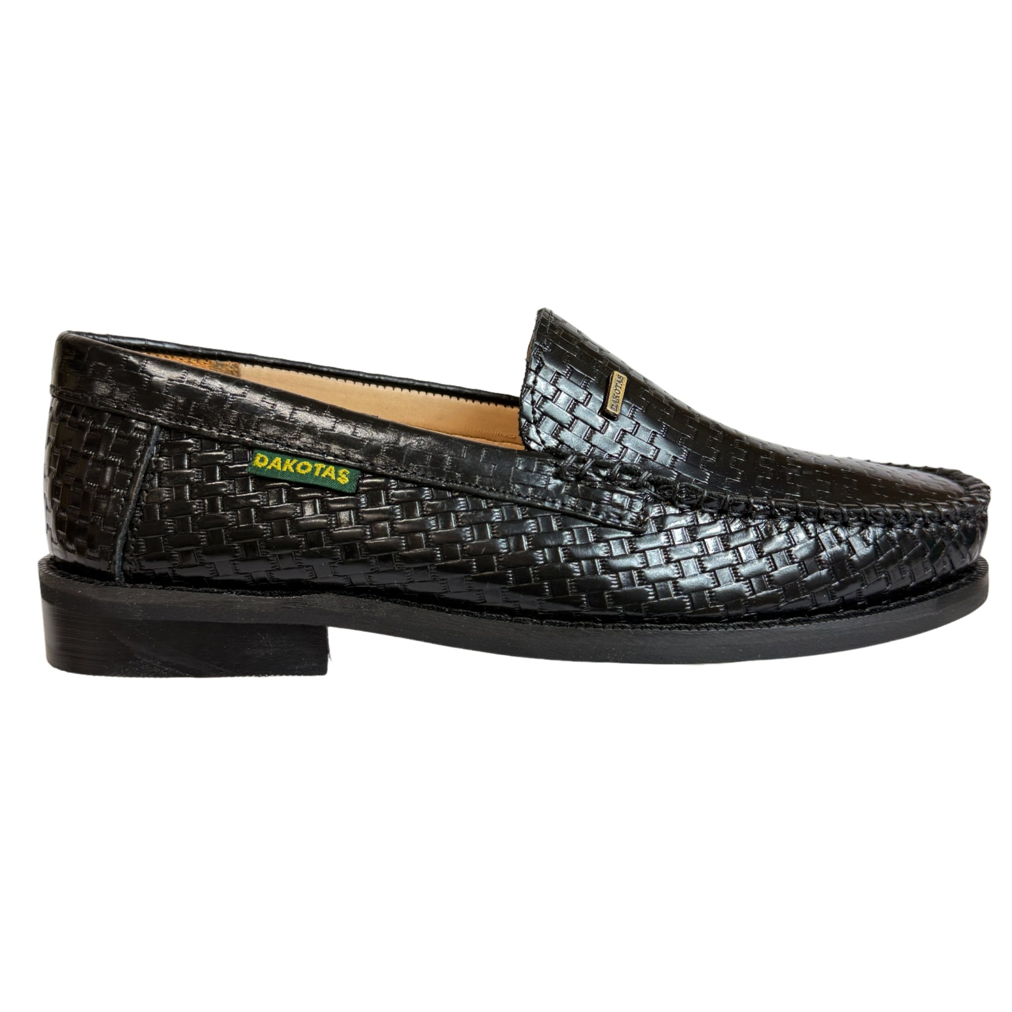 Dakotas Black Weave Moccasin