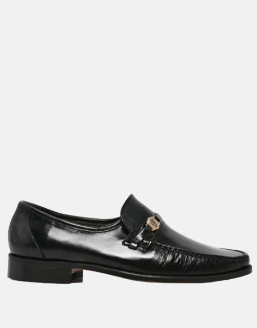 Crockett & Jones Vincent Black Moccasins