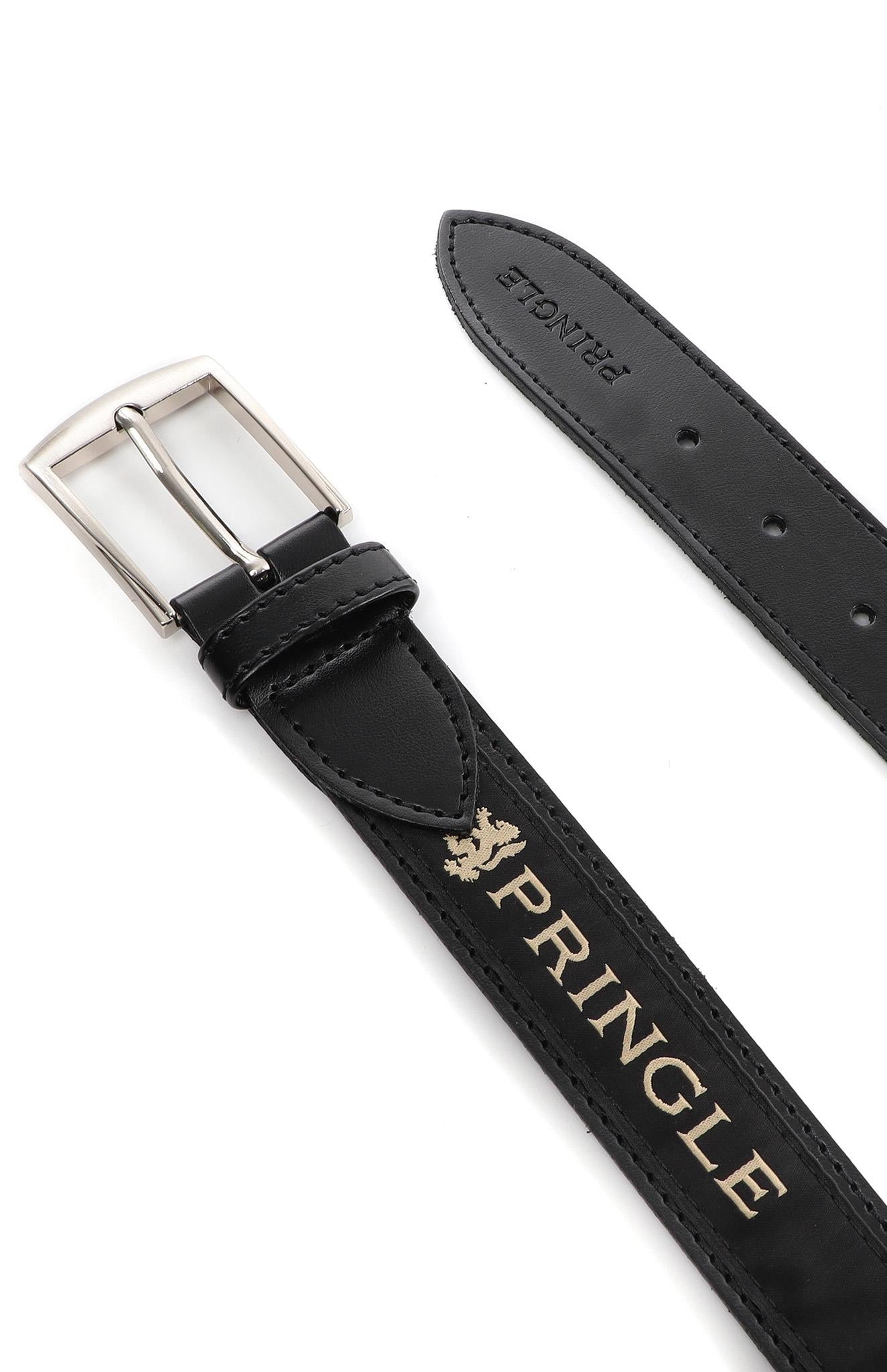Pringle Casual Leather Belt Black
