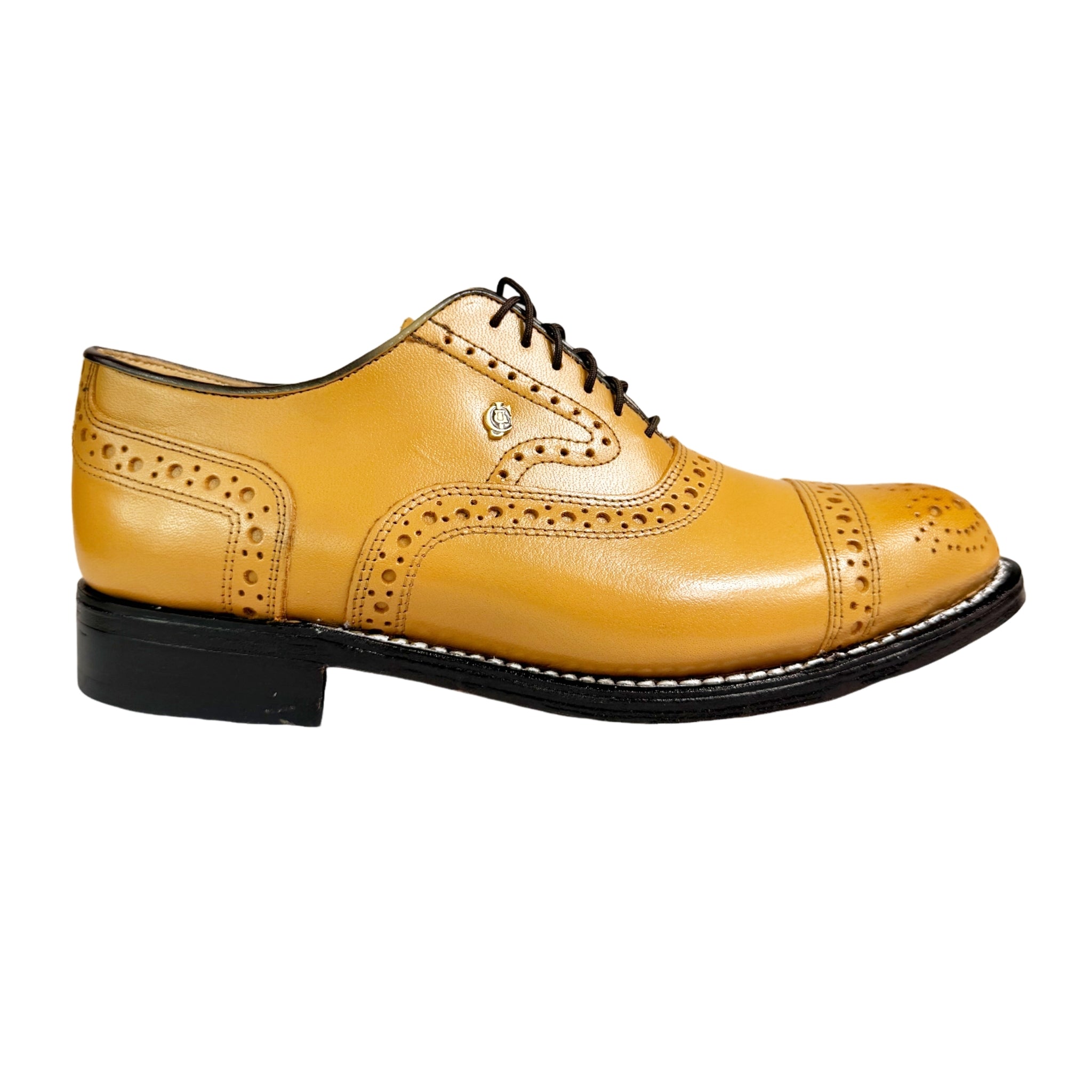 Crockett & Jones Brayden Leather Biscuit Buffcalf Shoe