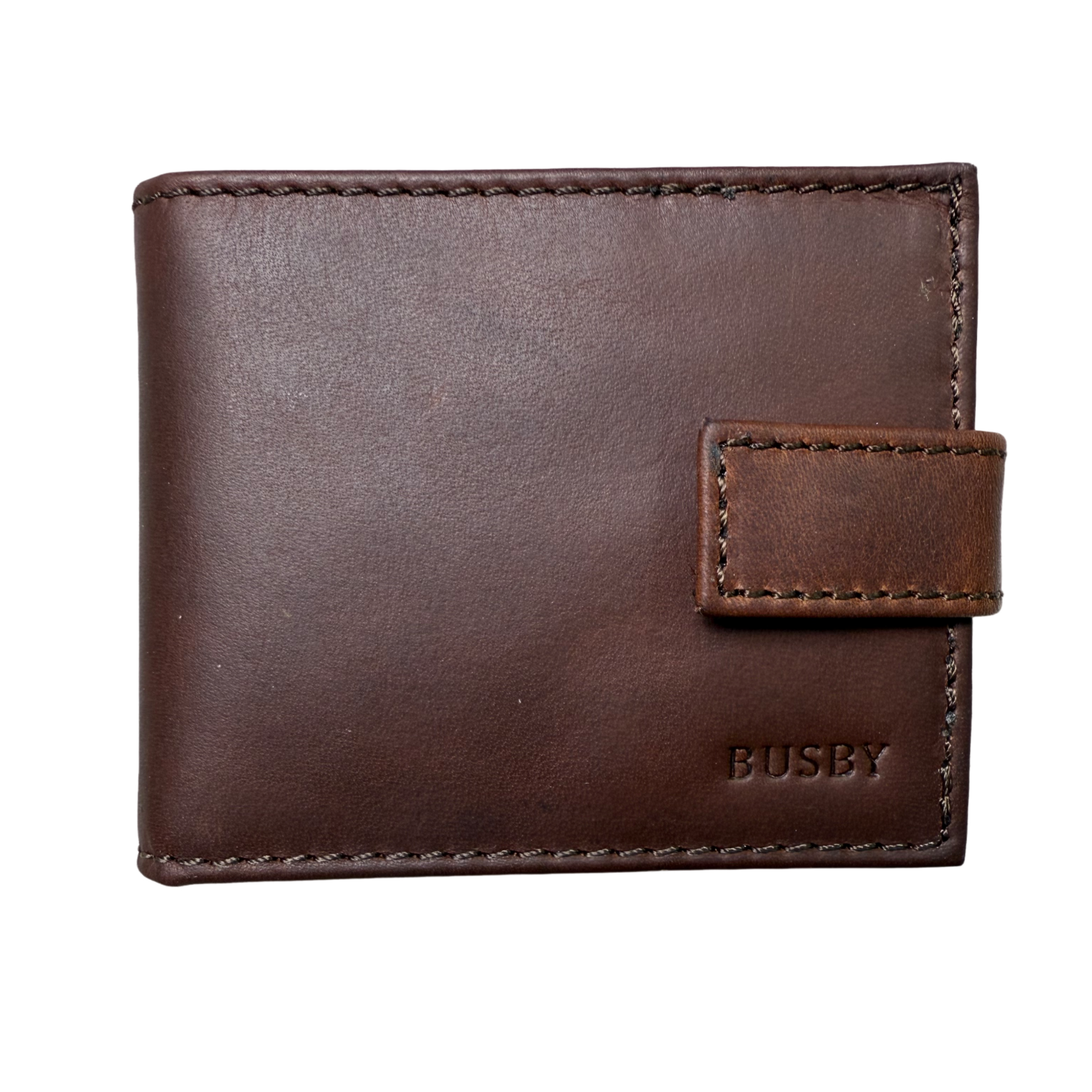 Busby Genuine Leather Choc Wallet