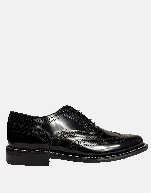 Florsheim Leather Kenmor Black Brogue Shoe