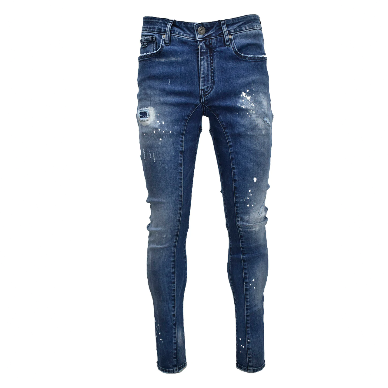 Vialli Nazree Ultra Fit Blue Denim Jeans