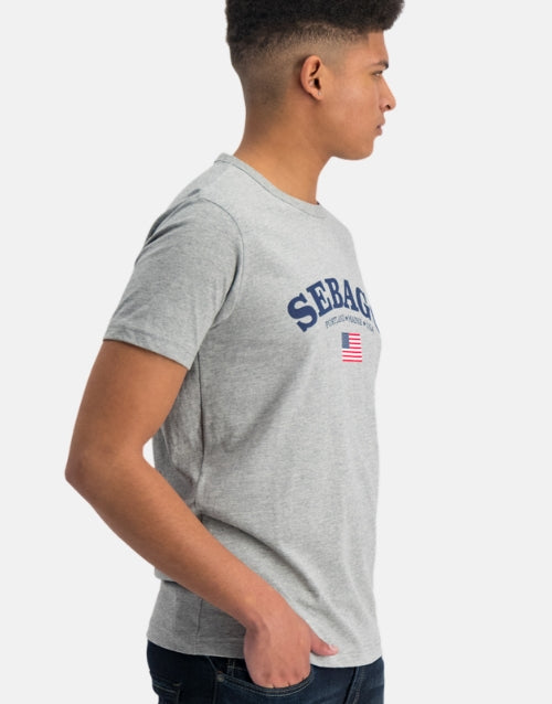Sebago Rudder T-shirt Grey Melange