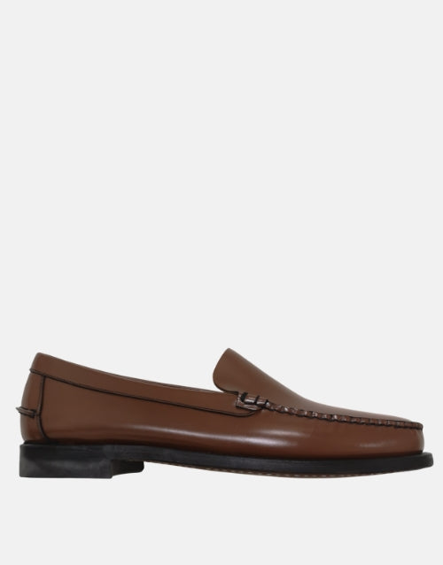 Sebago Leather Frank Man Brown Moccasin