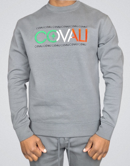 COVALI Bolsena Italia  Grey Sweater