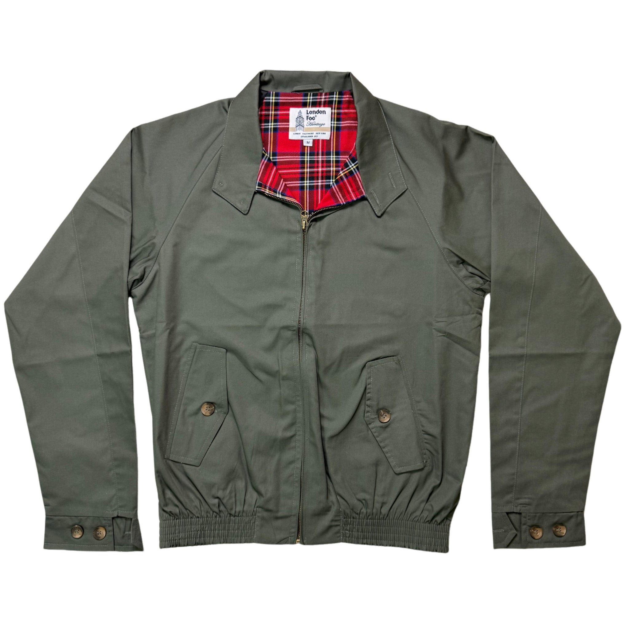 London Fog Olive Harrington Jacket