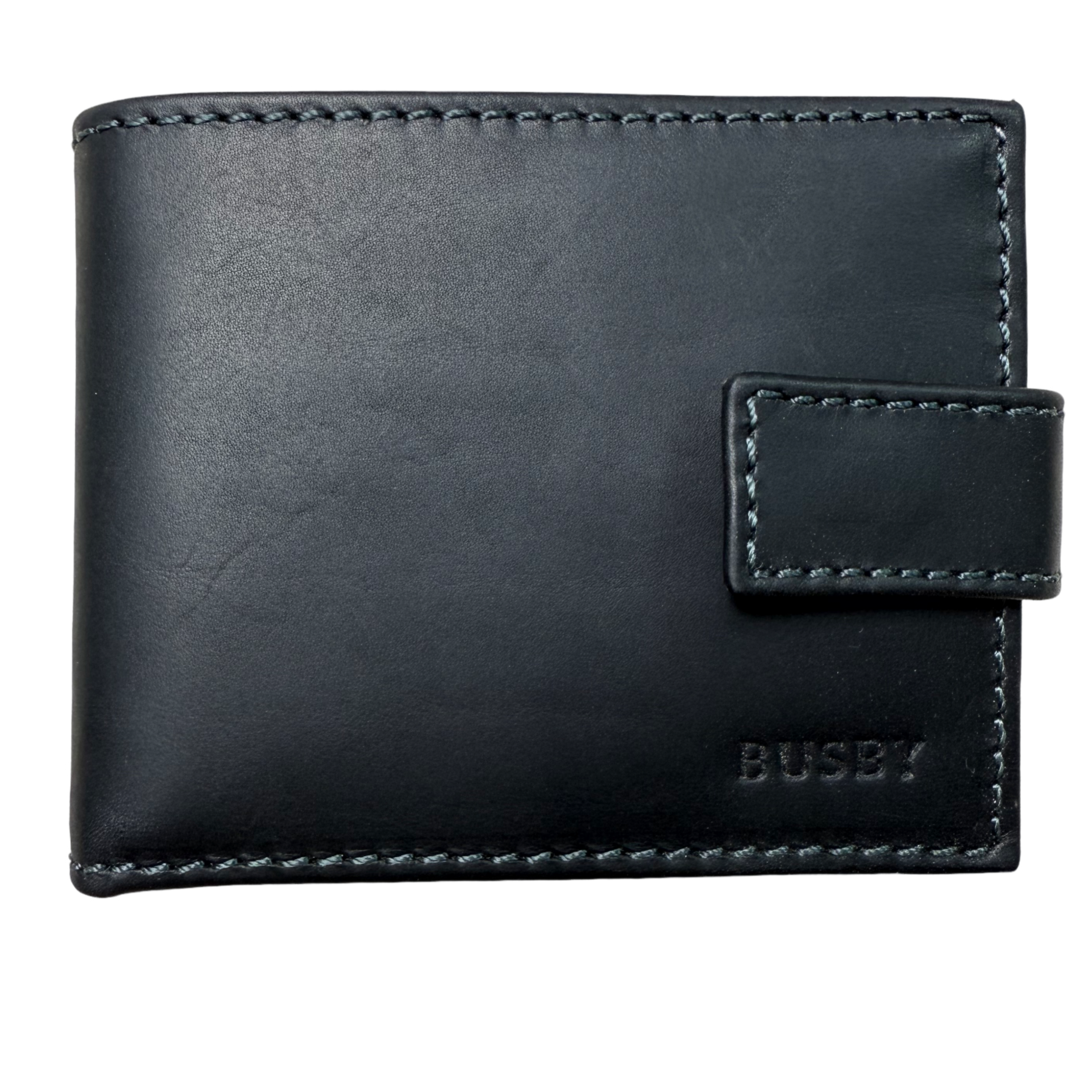 Busby Genuine Leather Black Wallet