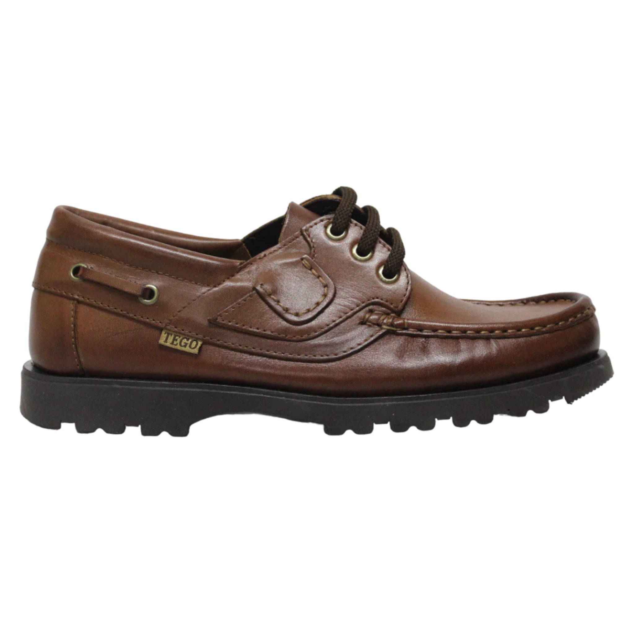 TEGO Mid Brown Leather Shoes