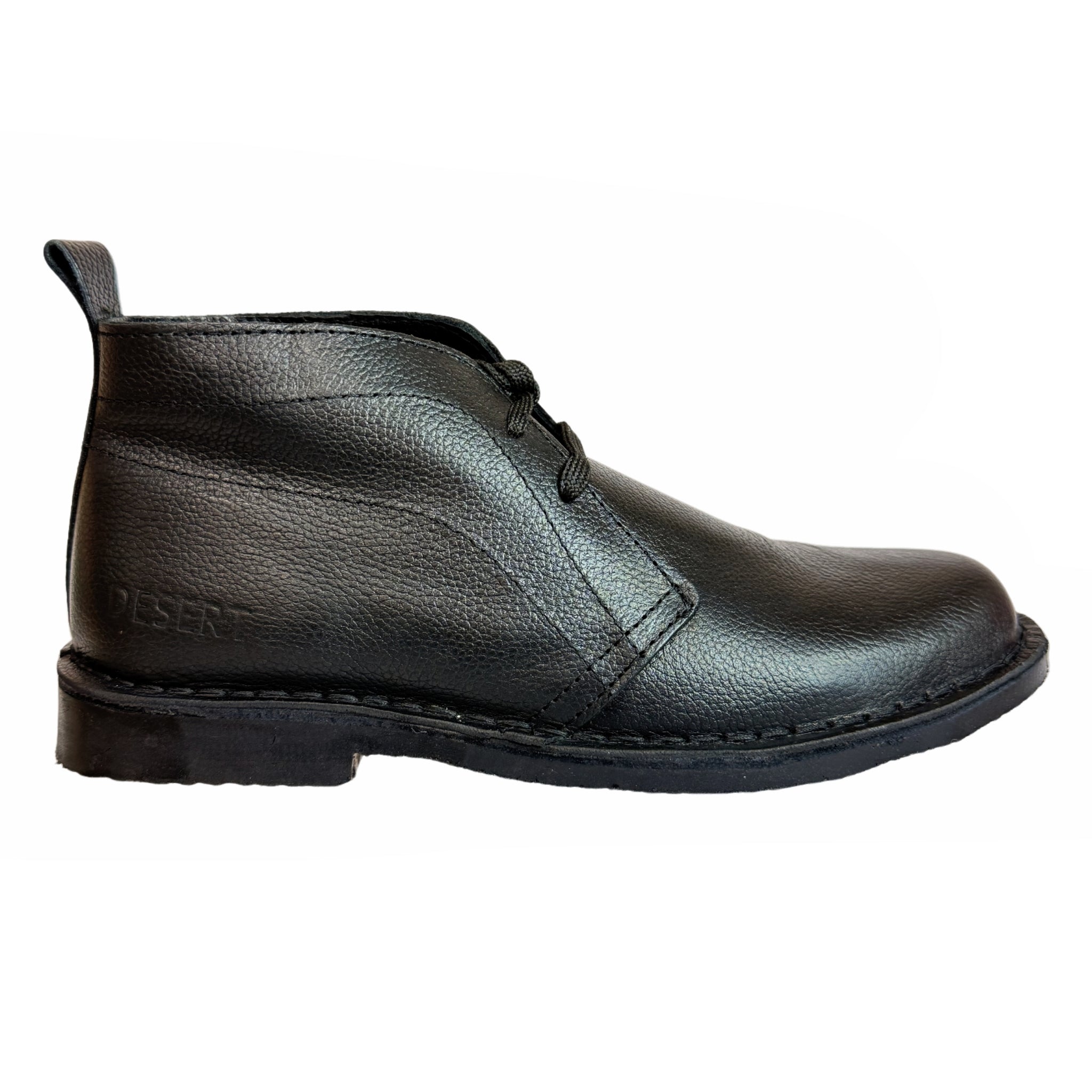 Desert Vellie Mild Black Leather Boot