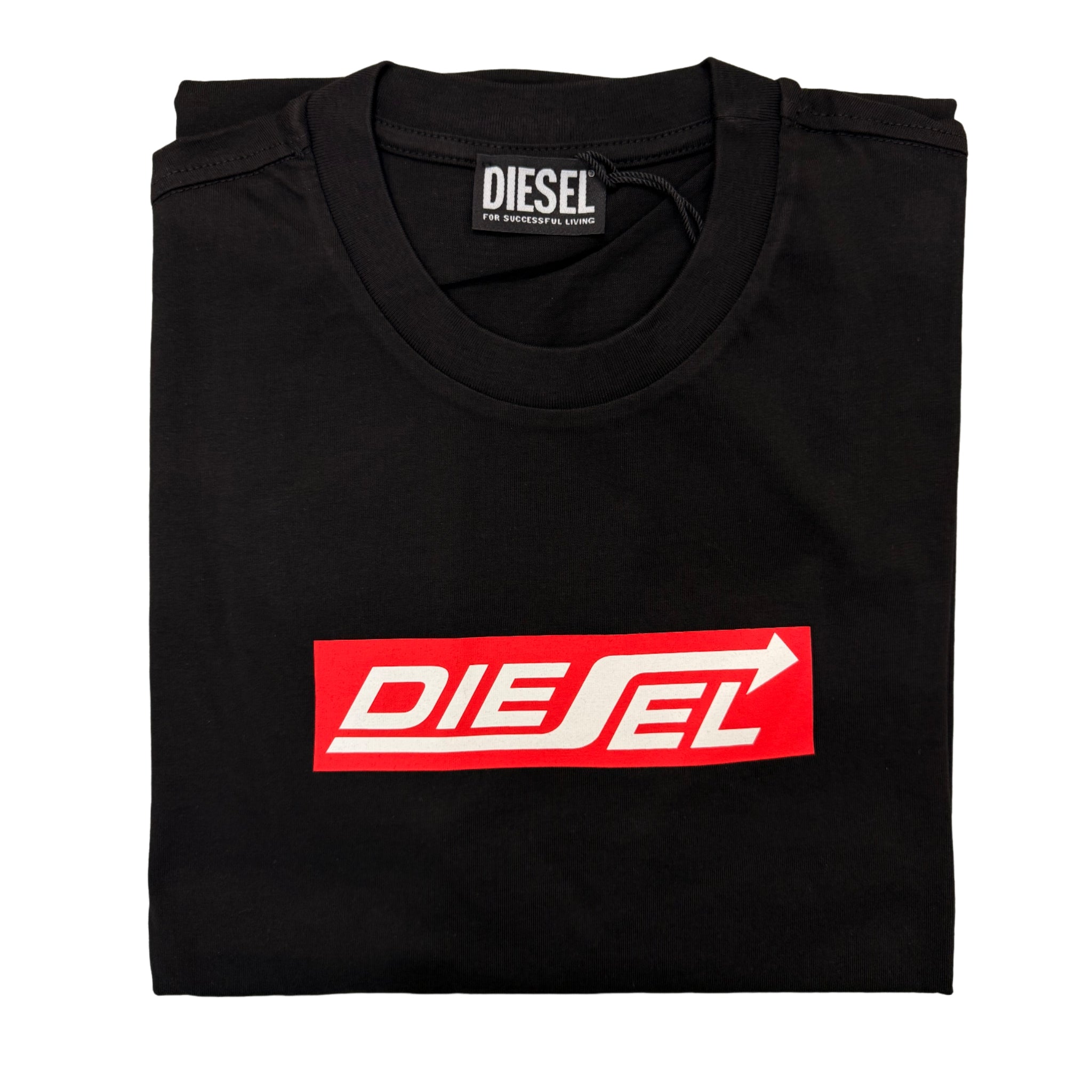 Diesel Bold Black Logo T-Shirt