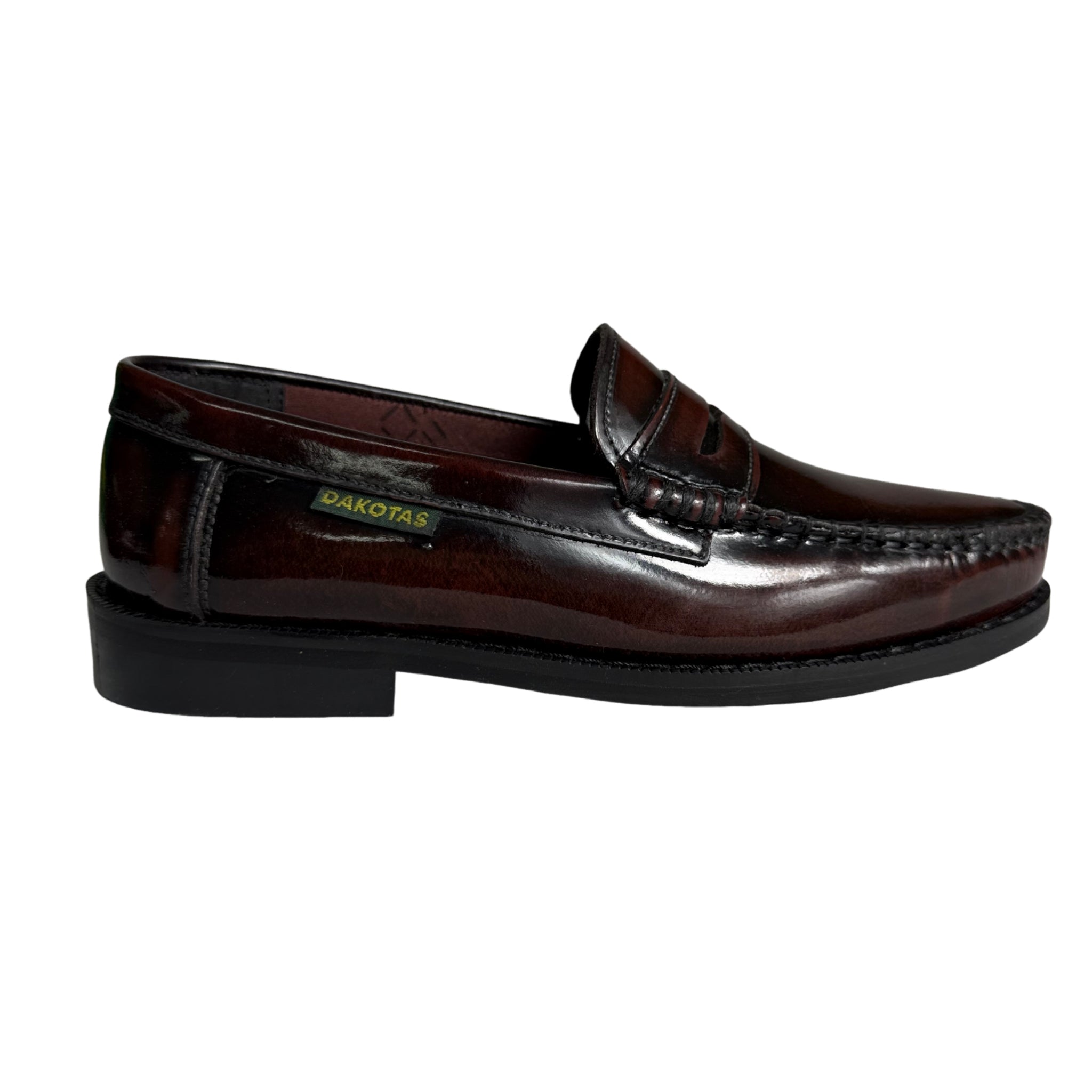 Dakotas Burgundy Hi Shine Moccasin