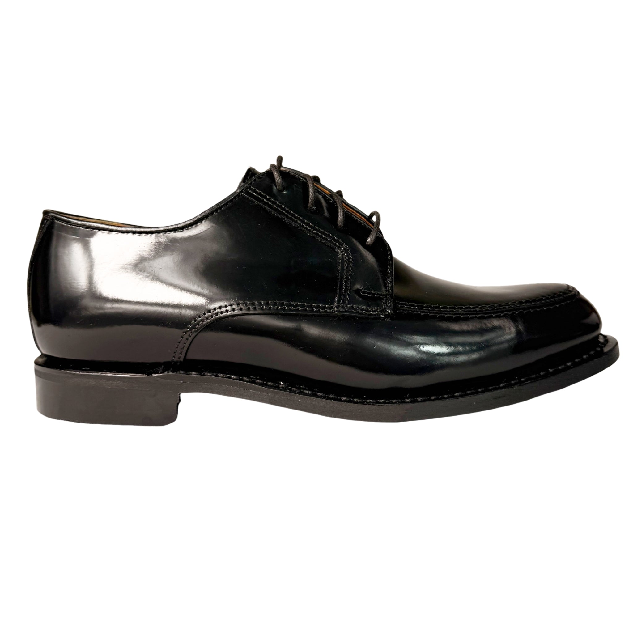 Bishop Plain Black Leather Shoe