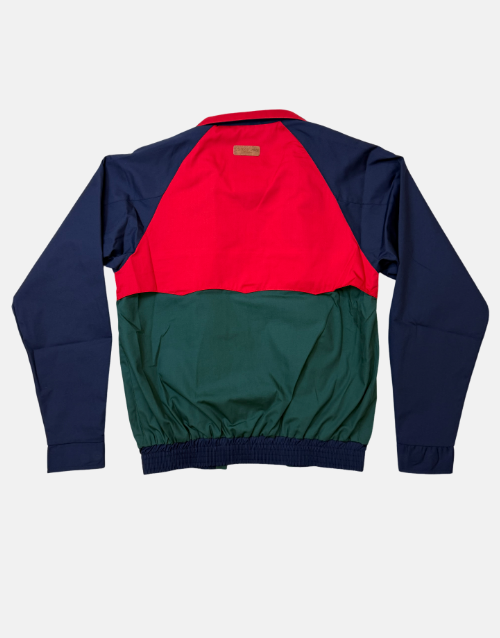 London Fog Color Block Harrington Jacket