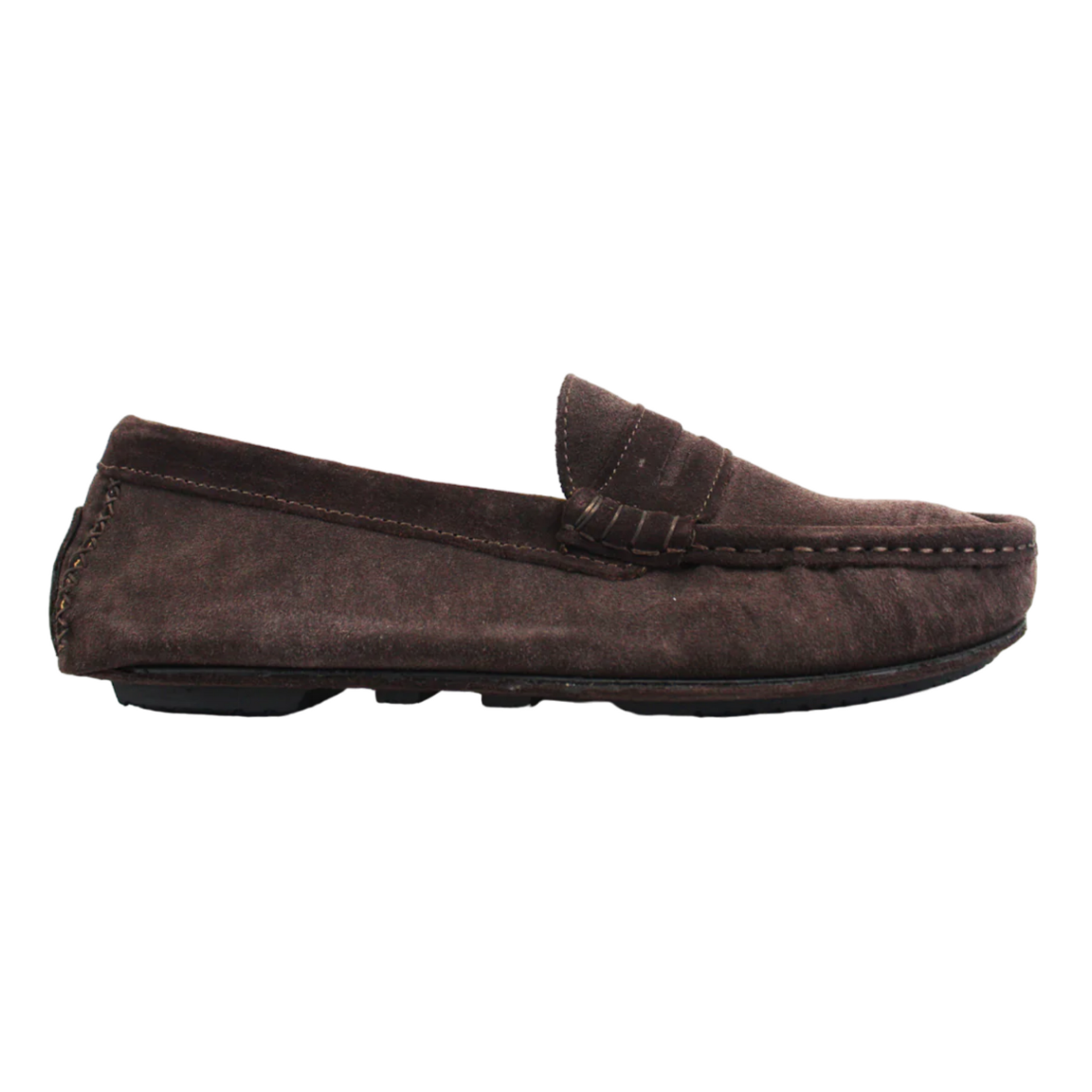 お客 OCTANE CARVELLA CHOC SUEDE MOCCASSIN