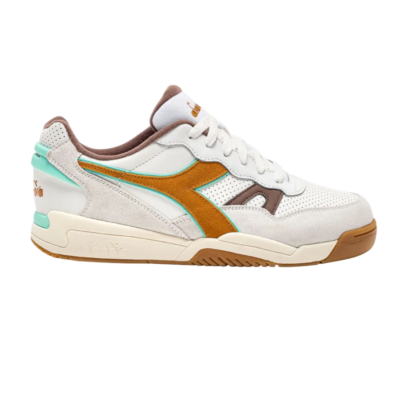 DIADORA Leather Winner Mustard White  Sneaker