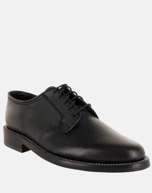 Florsheim Leather Status Black Plain Toe Derby Shoe