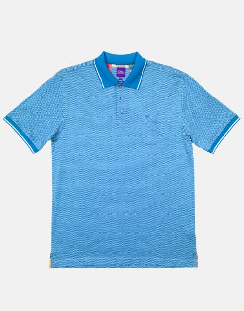 Rossini Italian Teal Blue Golfer Double Mercerized