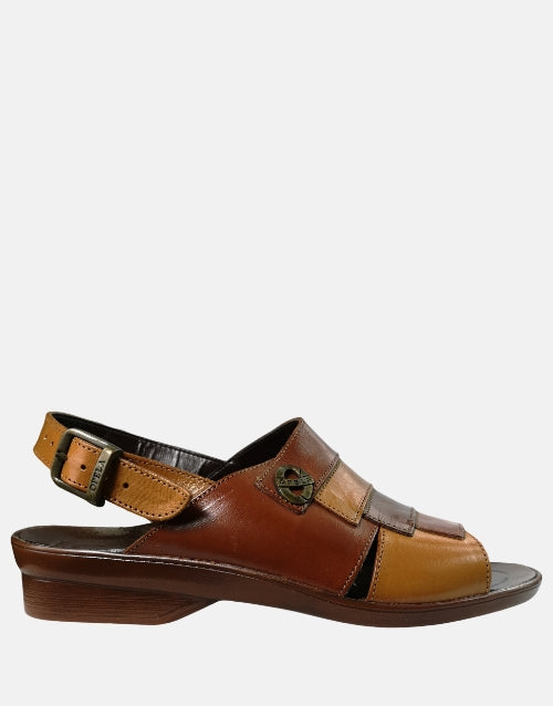 Opela Shaka E Wheat Leather Sandals