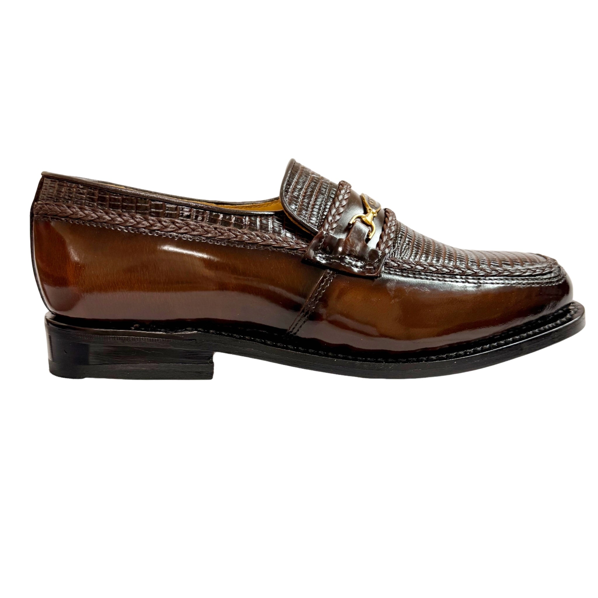 Saxone of Scotland Leather Walnut Moccasin