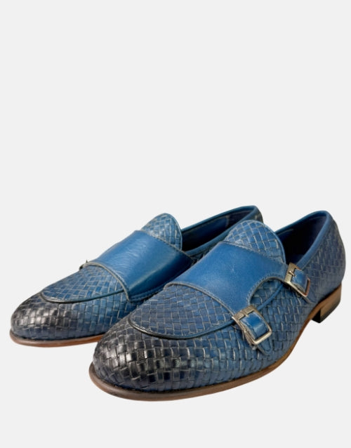 Calvano Blue Monk Strap