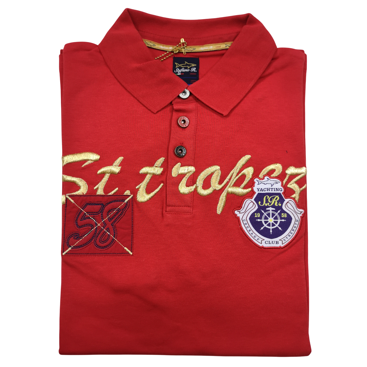 Stefano R Italian Golfer Red