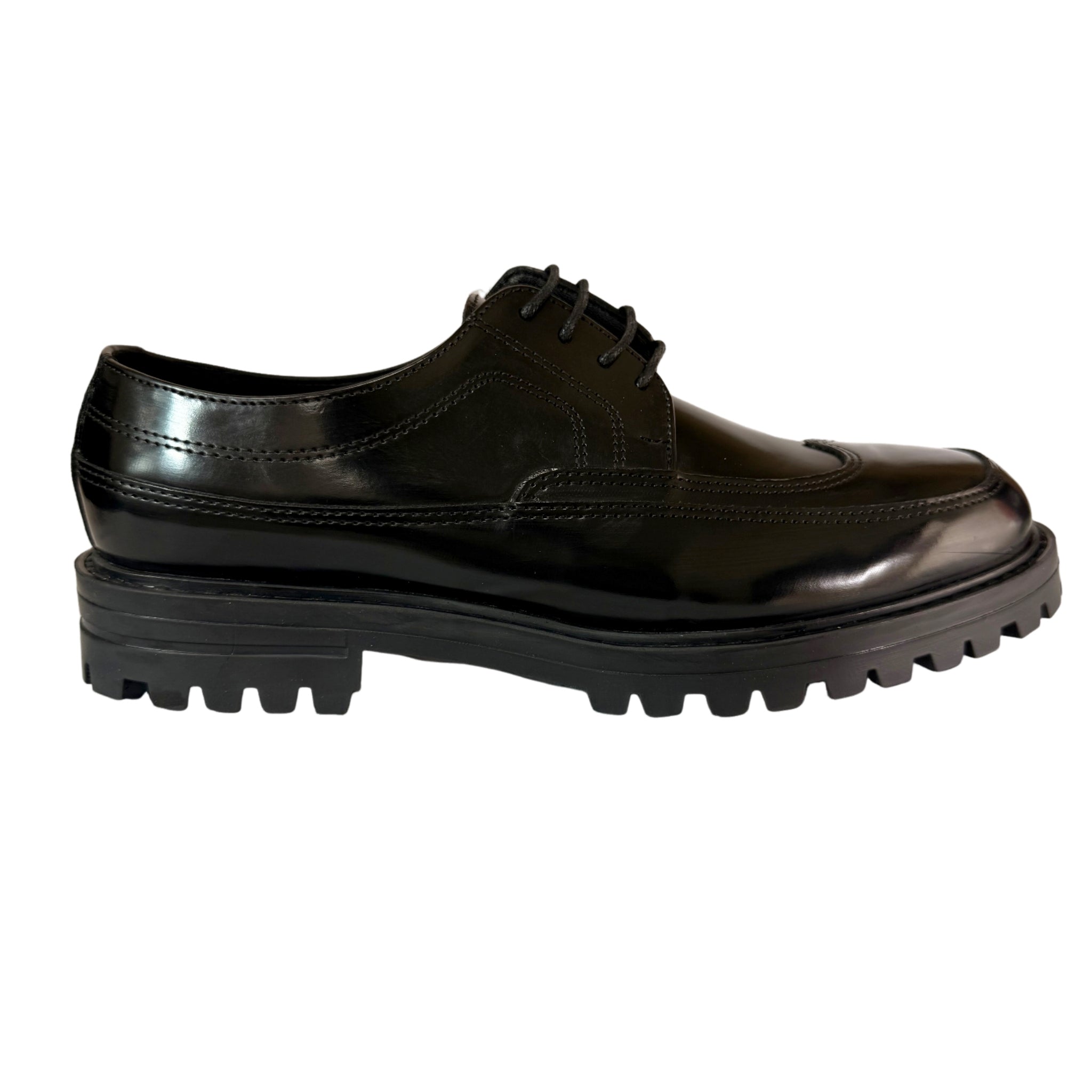 Filo Black Hi-Shine Moccasin