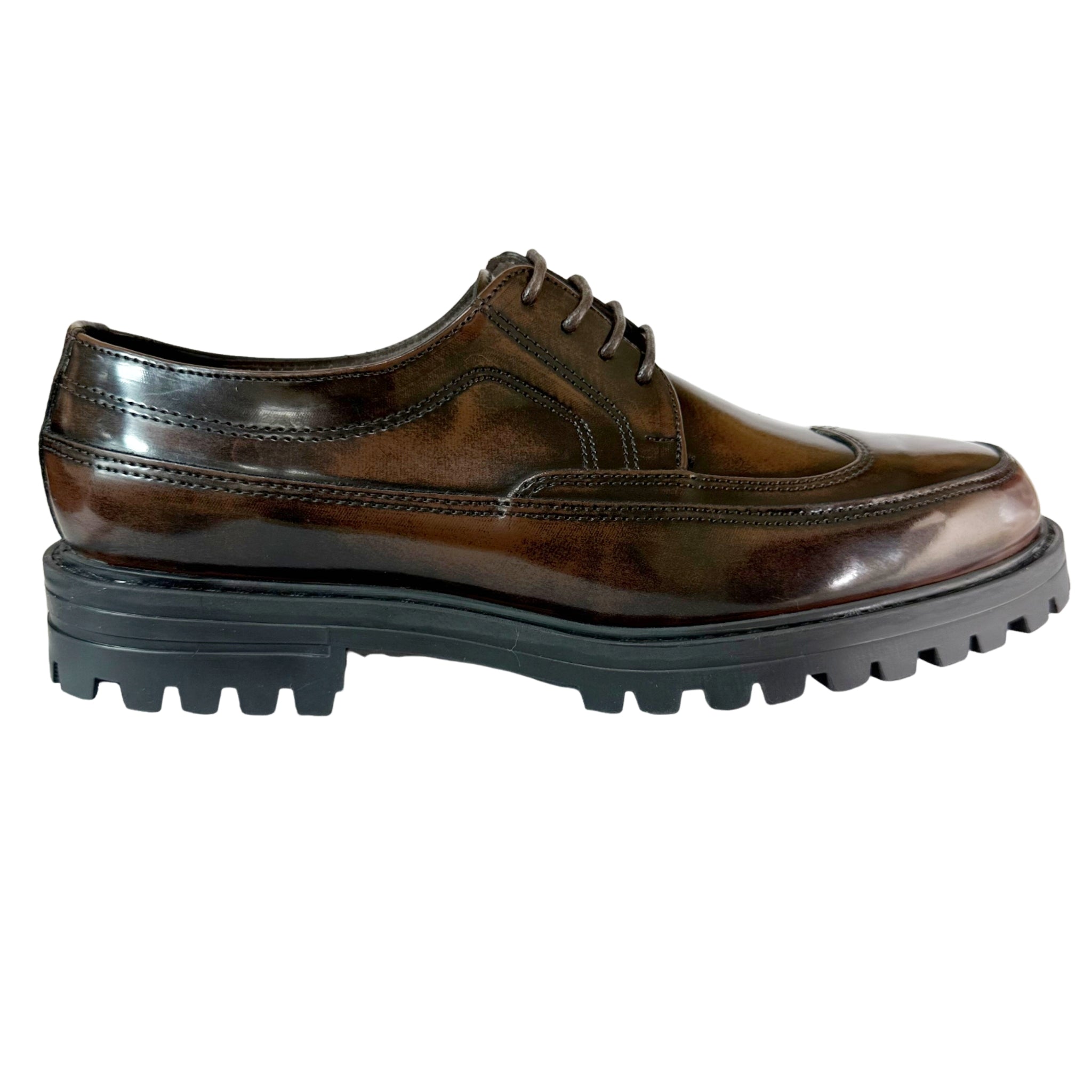 Filo Brown Hi-Shine Moccasin