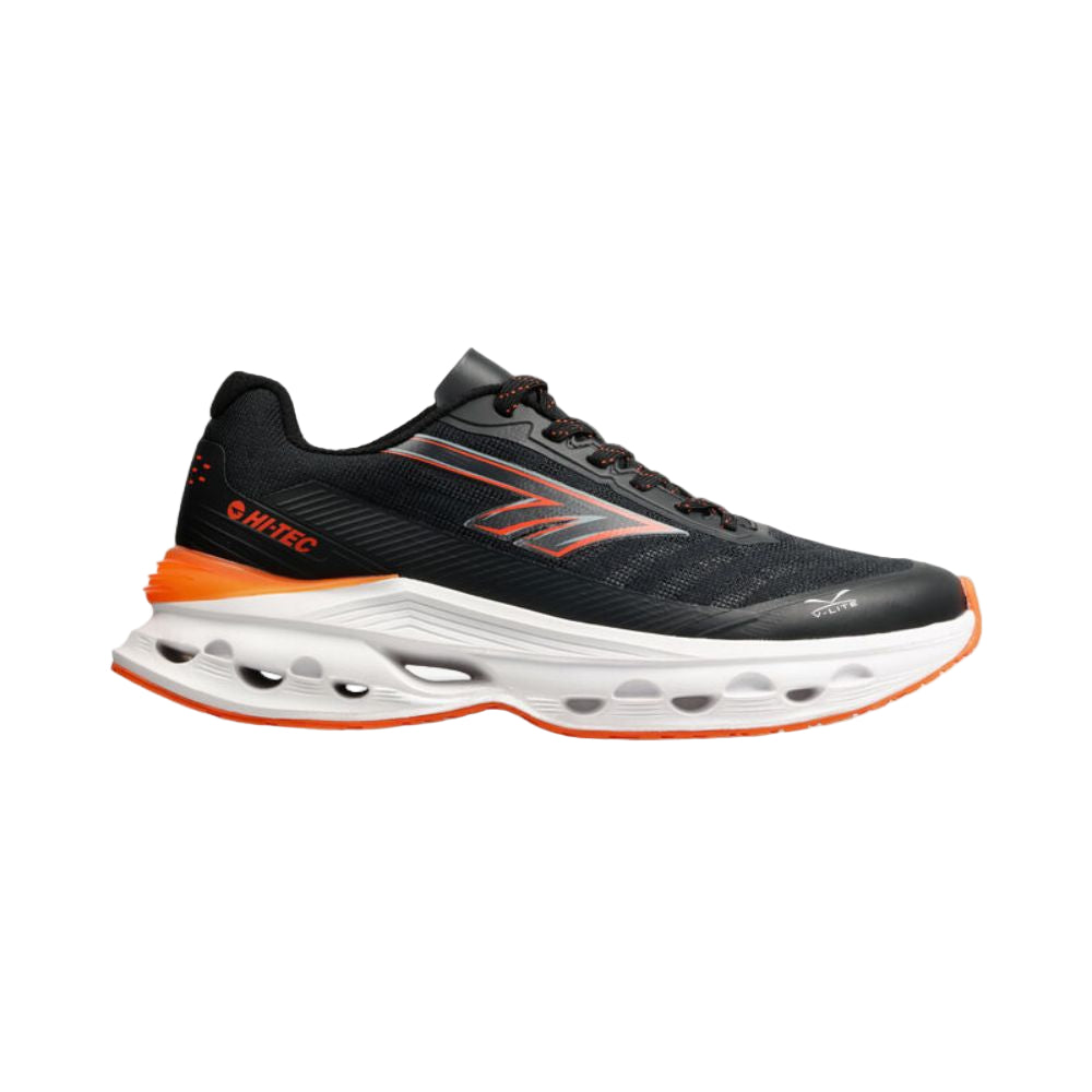 Hi‑Tec Stelio Black/Orange Trainer Sneaker