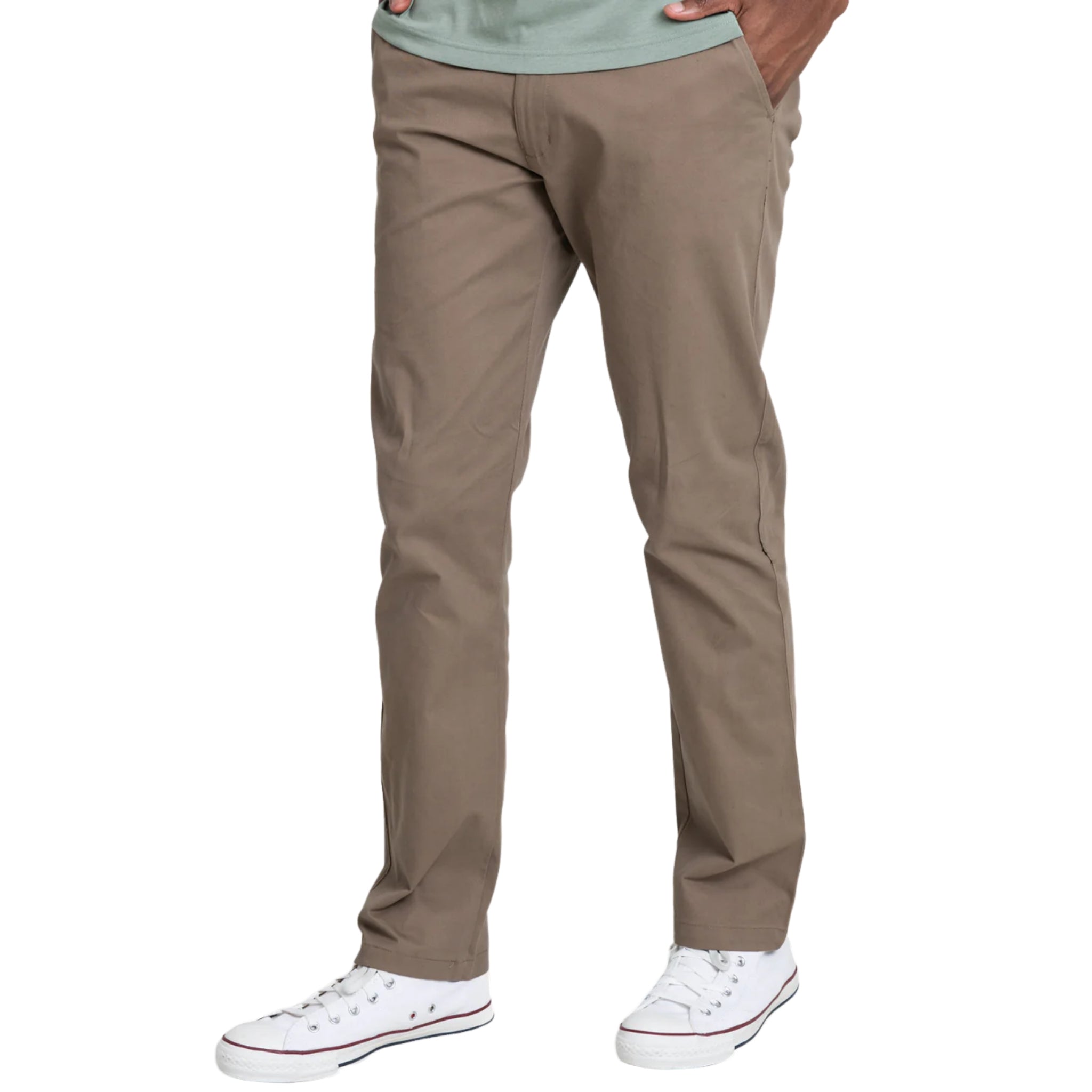 Klevas Taupe Classic Men's Chino