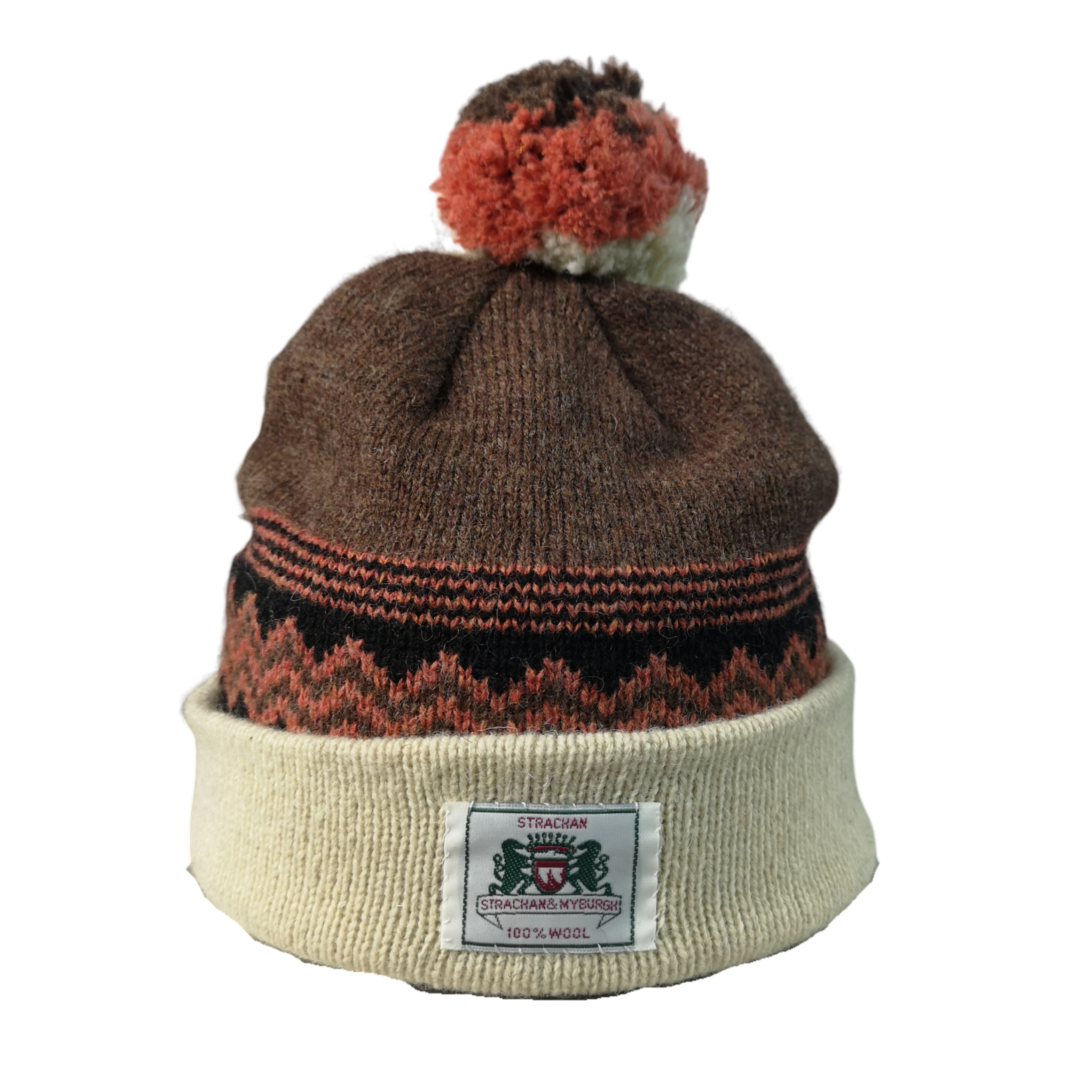 STRACHAN & MYBURGH 100% Wool Khaki Beanie
