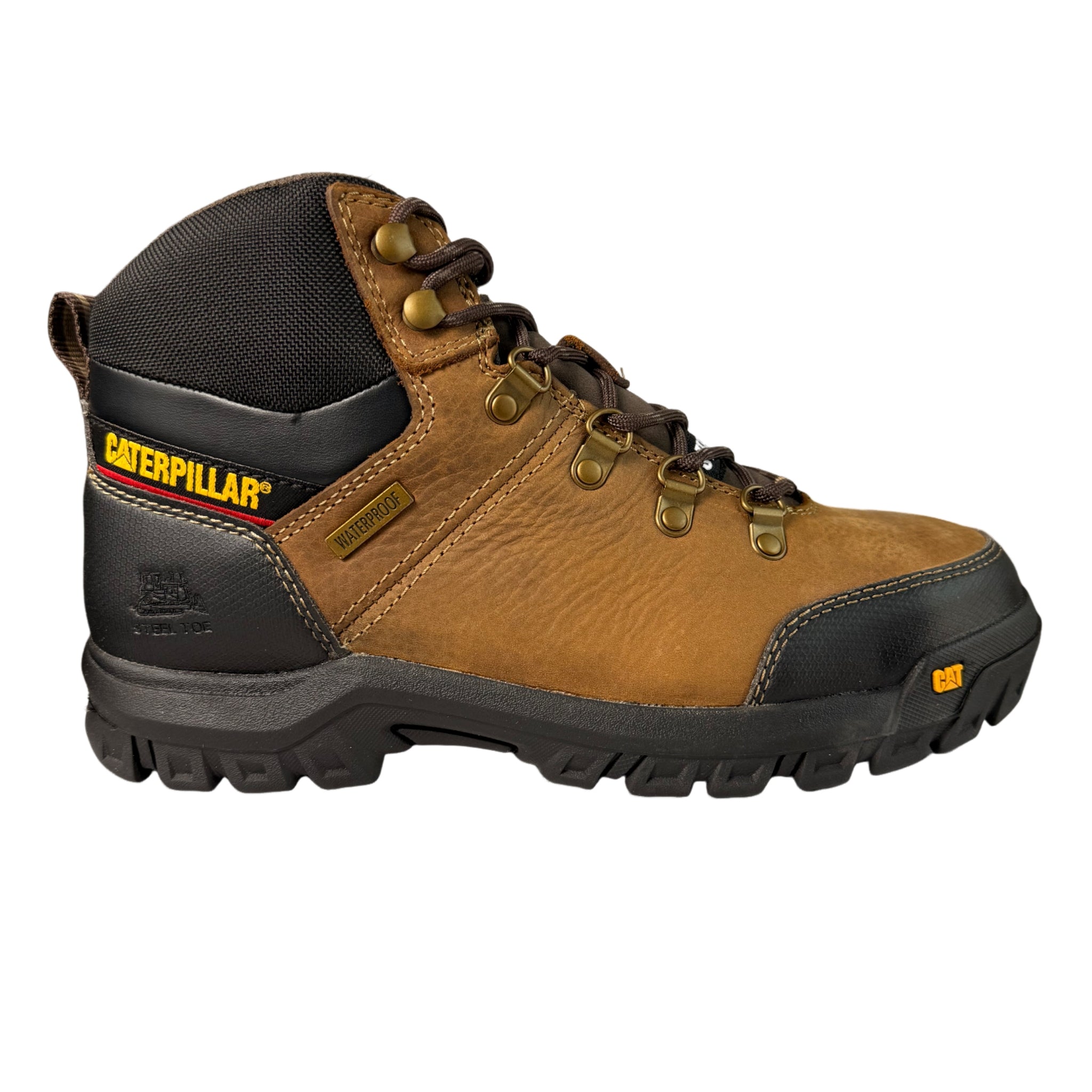 Caterpillar Framework ST S3 WR Seal Brown Steel Toe