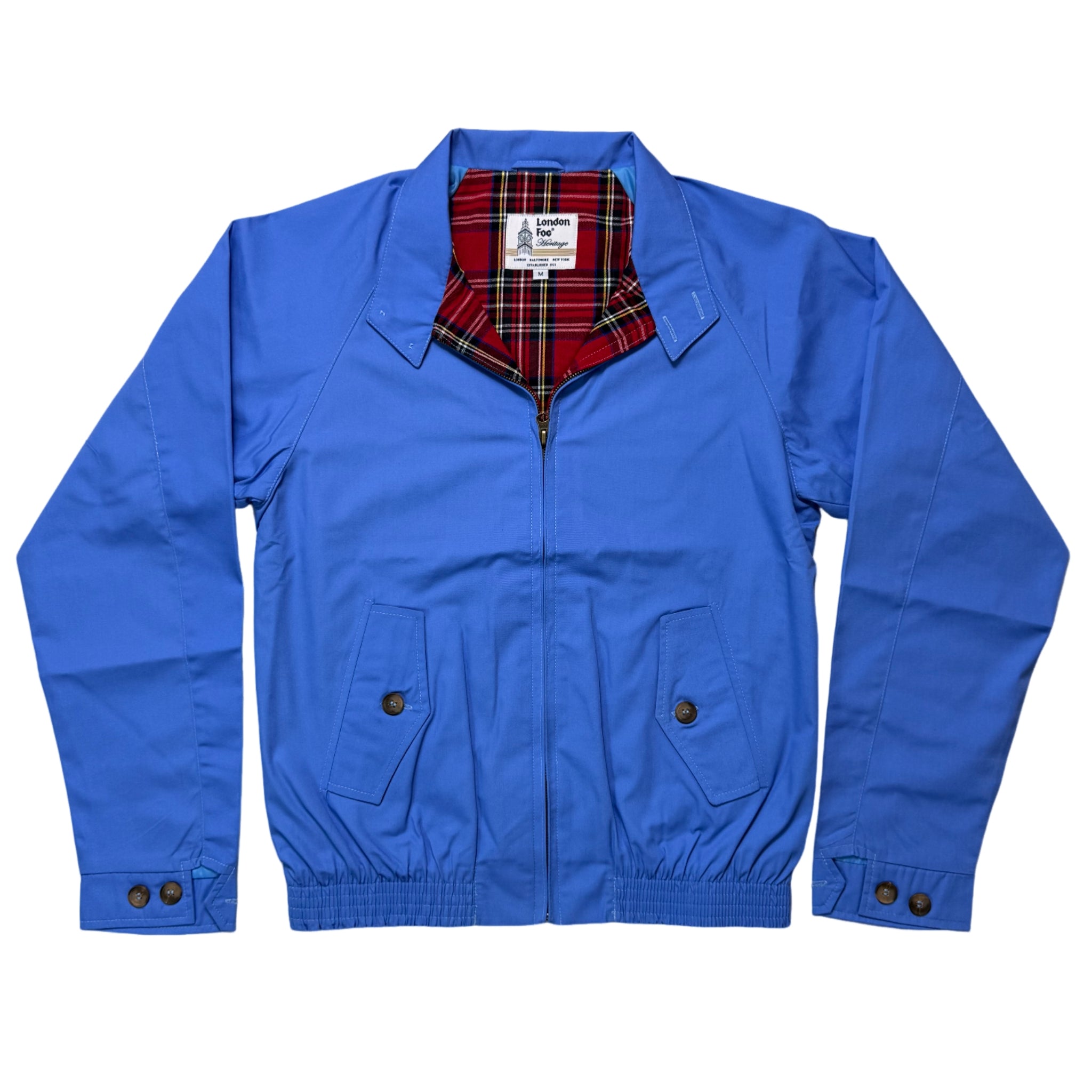 London Fog Sky Blue Harrington Jacket