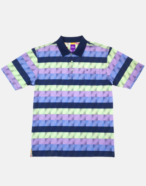 Rossini Italian Navy Golfer Double Mercerised