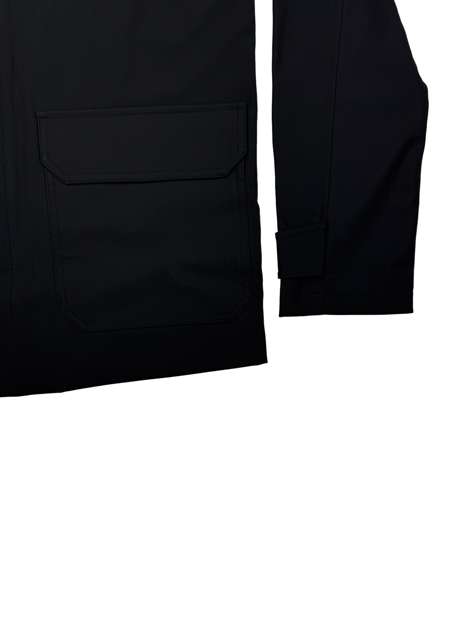 Carducci Black Casual Twin Pocket Jacket