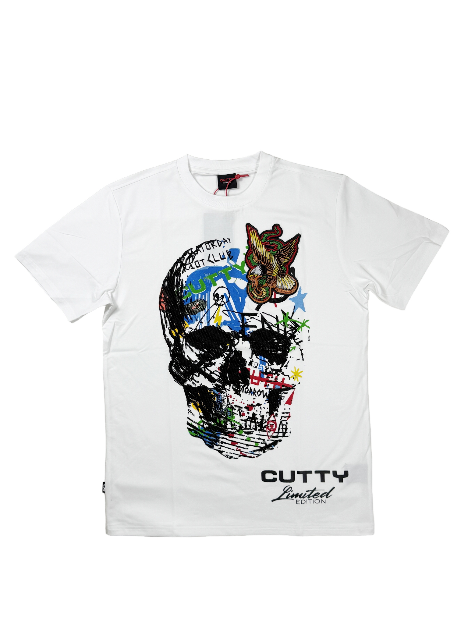 Cutty Skully White T Shirt