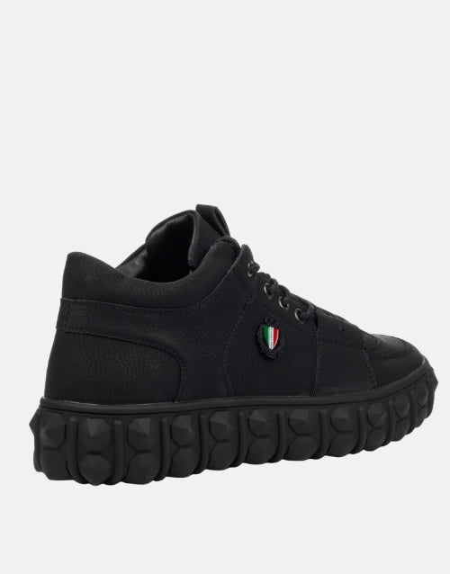 Mazerata Pigale Black Mid Boot